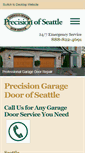 Mobile Screenshot of garagedoorseattle.com